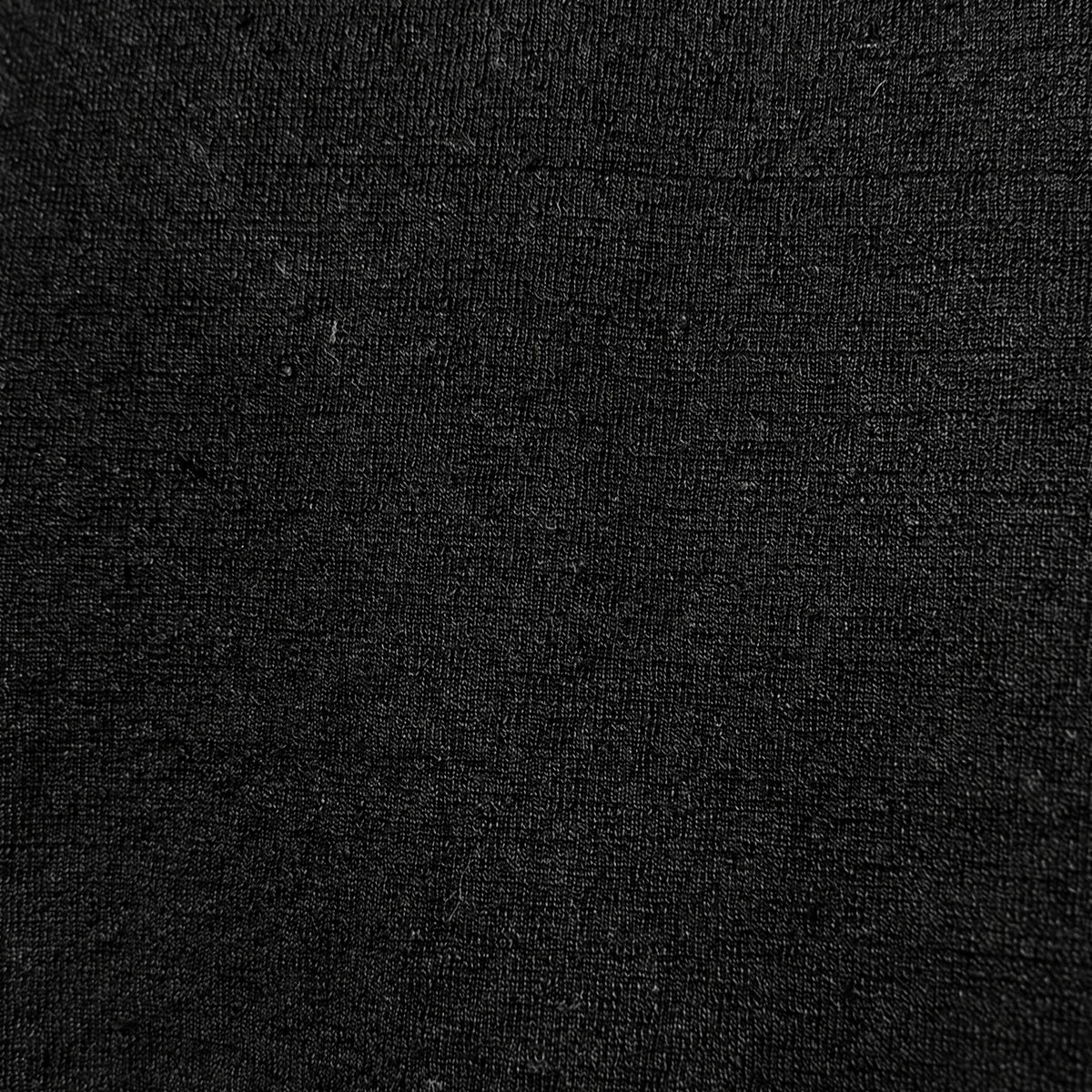 STANDISH. Evie Dress in Carbon Black, close-up of the Organic Italian linen knit #color_carbon black