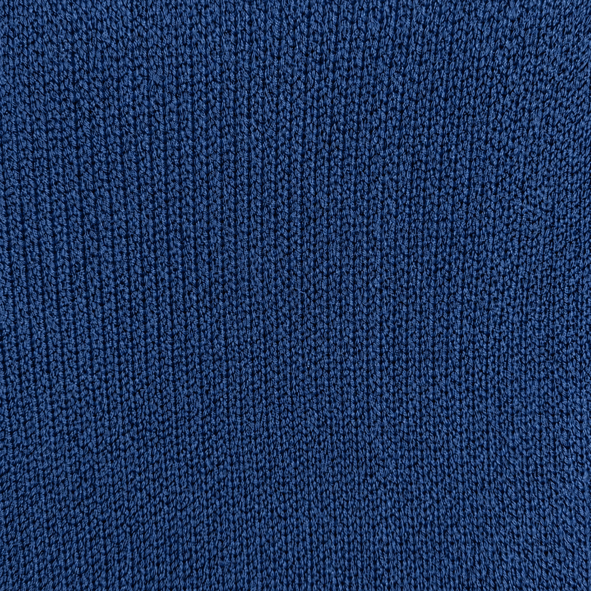 STANDISH. Jessica Coat in Ink Navy, close-up of the Organic Italian Supima cotton and mulberry silk knit #color_ink navy